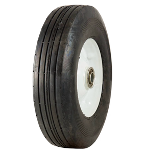 lot 6215 image: Marathon 10x2.75 Semi-Pneumatic Tire on Wheel - Retail $40