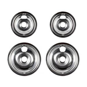 lot 6223 image: Everbilt Chrome Drip Bowl for GE Electric Ranges (4-Pack) - Retail $48
