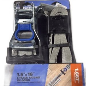 lot 6226 image: Keeper 1.5 x 16 FT Ratchet Strap with Frictionlock - Retail $0