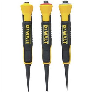 lot 6234 image: Dewalt Bi-Material Nail Sets 132   232   332 - Retail $30
