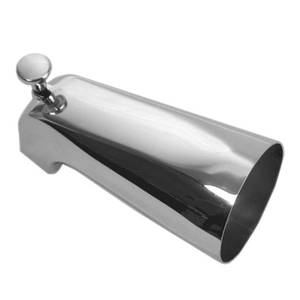 lot 6236 image: Danco Bathroom Tub Spout with Front Pull-up Diverter in Chrome (88052) - Retail $41