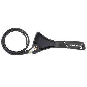 lot 6263 image: 24 in. Dual Material Strap Wrench with 8 inch Capacity - Retail $48