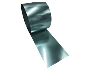 lot 6276 image: Galvanized Sheet Metal Flashing 14in x 10FT - Retail $0