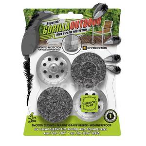 lot 6283 image: Gorilla Outdoor Clear Sleeve Berber Pads 1.5 in. - Retail $11