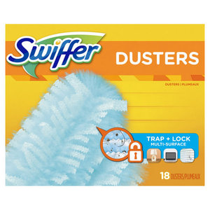 lot 6298 image: Swiffer Dusters Multi-Surface Refills - Unscented (shows 18ct on box)