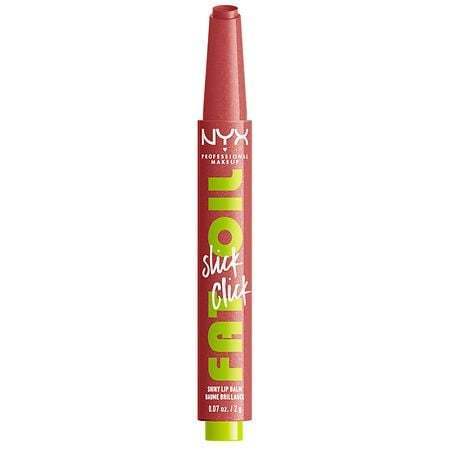 lot 112 image: NYX Professional Makeup Fat Oil Slick Click Tinted Lip Balm - No Filter Needed - 0.07oz Moisturizing, Brightening, Nourishing - Retail $17