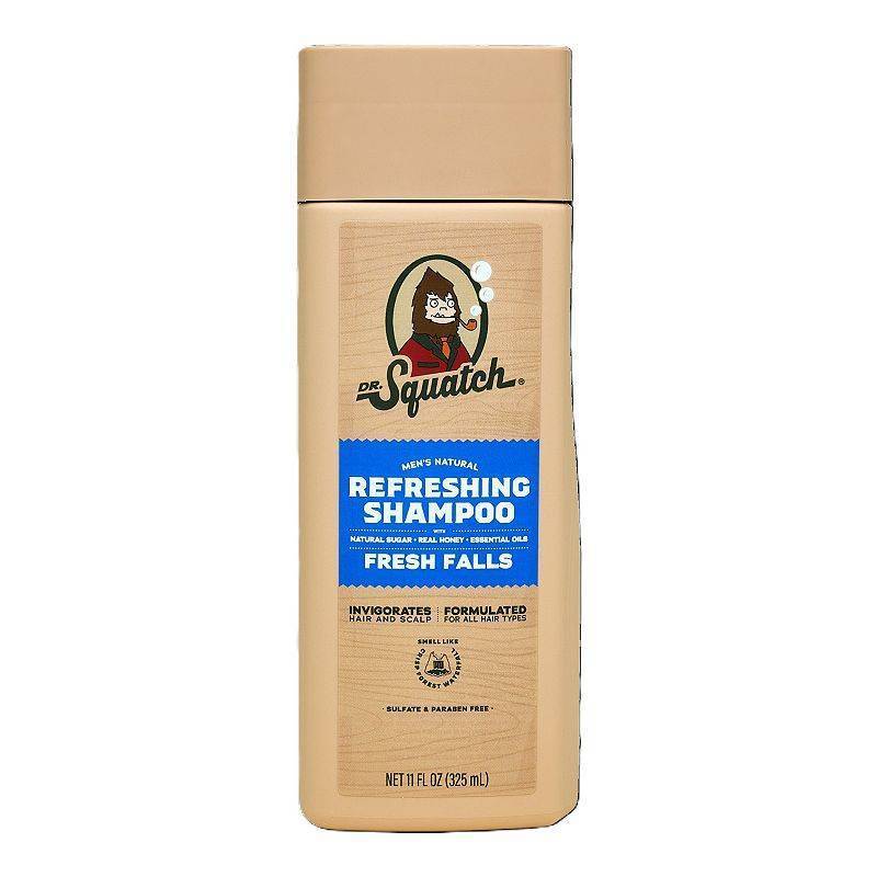 lot 157 image: DR. SQUATCH Mens Natural Shampoo - Fresh Falls - 11 fl oz - Retail $17