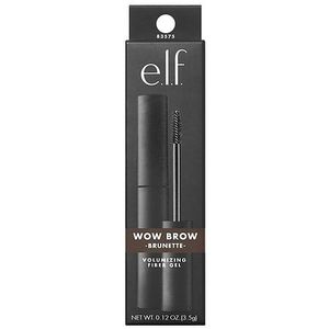 lot 128 image: e.l.f. Wow Brow Gel Brunette - 0.12oz Vegan, Paraben-Free, Spoolie Brush, Nonylphenol Ethoxylate-Free Eyebrow Enhancer - Retail $16