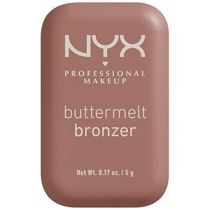 lot 164 image: NYX Professional Makeup Buttermelt Bronzer- 02 All Buttad Up (Light Medium Warm) - 0.17oz - Retail $11