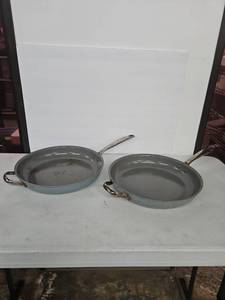 lot 1031 image: Green Pan Frying Pans 14 Inch Lot of 2