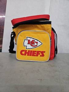 lot 1079 image: Kansas City Chiefs NFL Lunch Cooler Bag Insulated