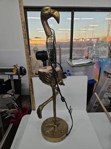 lot 1102 image: Flamingo Figurine Table Lamp 30 Without Shade
