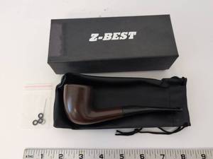 lot 2000 image: Z-BEST Tobacco Pipe with Brown Bowl and Black Stem