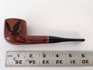 lot 2012 image: Imported Briar Smoking Pipe with Eagle Carving