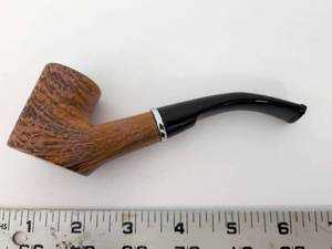 lot 2020 image: Smoking Pipe with Carved Bowl and Black Stem