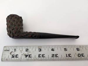 lot 2021 image: Sculptured Burtz Smoking Pipe with Carved Bowl