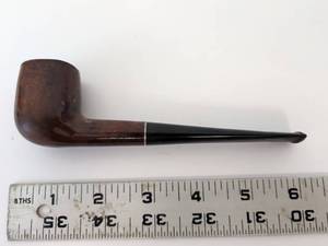 lot 2023 image: Smoking Pipe with Brown Bowl and Black Stem