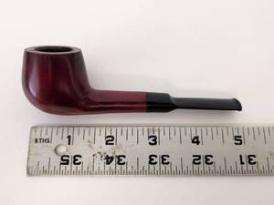 lot 2024 image: Tobacco Pipe Red Bowl Black Stem