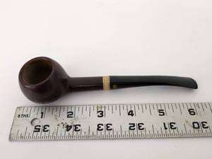 lot 2026 image: Smoking Pipe with Peace Symbol Mark and Black Stem