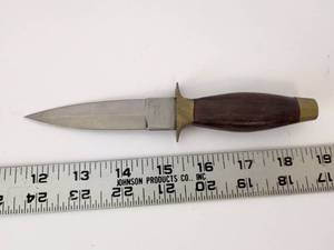 lot 2071 image: Stainless Pakistan Fixed Blade Dagger Knife