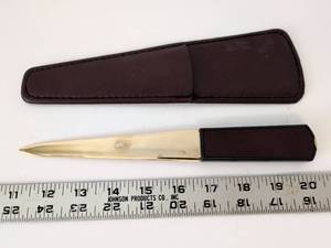 lot 2072 image: Letter Opener with Sheath Made in Hong Kong