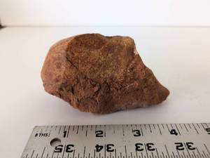 lot 2086 image: Worked Stone Flaked Rock Specimen Approx 4 in Long