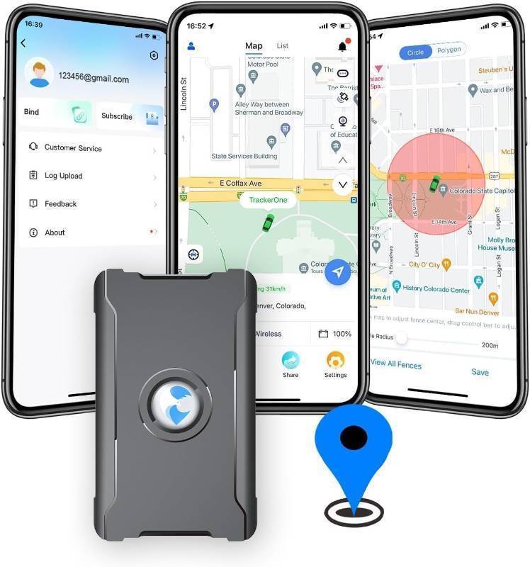 lot 1049 image: GPS Tracker for Vehicles Cars Long Battery Life to 90 Days, Strong Magnetic, 10S Instant Updates, Geo-Fence, 4G Real Time Car Tracker Device Hidden Vehicle Tracking Devices, Subscription Needed - Retail $47