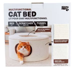 lot 1026 image: South Paw Multi��functional Cat Tunnel and Bed - Retail $50