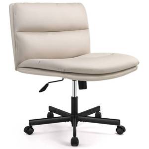 lot 1028 image: ELLE DECOR Criss Cross Chair with Wheels Home Office Desk Chairs - Retail $140