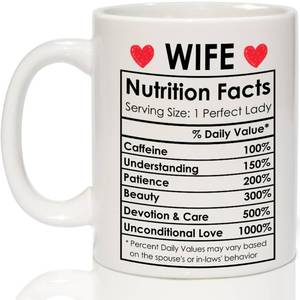 lot 1033 image: Breezy Valley Wife Coffee Mug, Mothers Day Gifts for Wife from Husband, Happy Wife Birthday Gifts Ideas, Best Wife Ever Gifts, Romantic Anniversary Wife Gifts - Retail $20