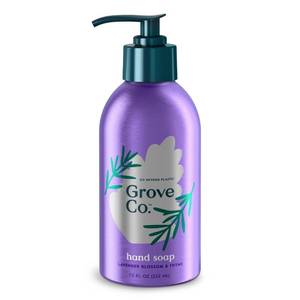 lot 1056 image: Grove Co. Hand Soap Lavendar Blossom & Thyme - 7.5 FL OZ - Retail $14