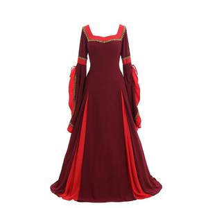 lot 1136 image: CosplayDiy Renaissance Dress Women Medieval Costume Victorian Dresses Pirate Skirt Renaissance Fairy Elf Dress XXL - Retail $35