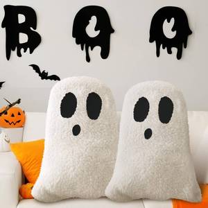 lot 1140 image: Kigley 2 Pcs 2 Pcs Halloween Ghost Throw Pillows, 11.81 x 7.87 Inch - Retail $15
