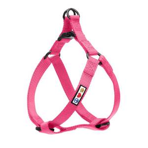 lot 1145 image: Pawtitas Solid Step-in Dog Harness �� Adjustable No-Pull Vest for Puppies to Seniors, Safe & Comfortable L Pink - Retail $19