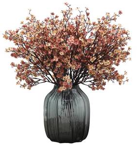 lot 1152 image: JAKY-Global Babys Breath Silk Artificial Flowers 6 Bundle European Fake Flowers Decor Wedding Party Fall Stems Decoration Bouquets DIY Home Garden,Farmhouse,Living Room Decor (Beige Brown-6pcs) - Retail $17