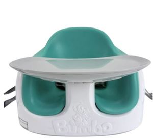 lot 1103 image: Bumbo B11091A1 BabyToddler Adjustable Height 3-in-1 Non-Slip Multi Seat, Aqua - Retail $61