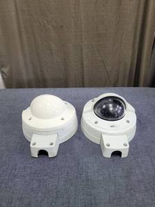 lot 538 image: Axis Communications Dome Security Cameras 2-Unit Lot