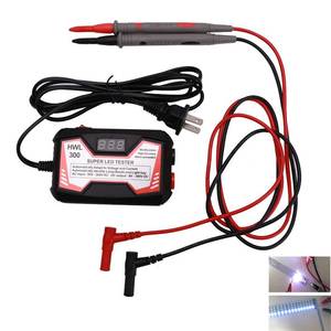 lot 548 image: LED Lamp Bead TV Backlight Tester with Power SwitchProbe PensPower Cable, 0-300V Adaptive Voltage LED Strip Lamp Beads Light Source Testing Tool for All LED Lights Repair (Black)