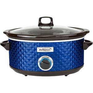lot 585 image: Brentwood Select SC-157N 7-Qt. Slow Cooker (Blue)