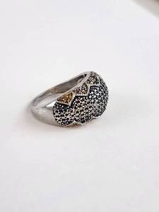 lot 130 image: Sterling Silver Dome Ring