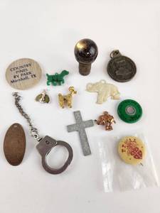 lot 244 image: Lot of Vintage Charms and Tokens Gaming Casino RV Park