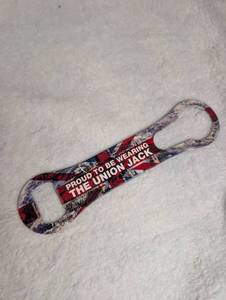 lot 1004 image: London Vodka Bottle Opener Union Jack