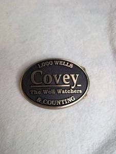 lot 1009 image: Covey The Well Watchers 1000 Wells Commemorative Belt Buckle