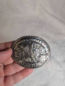 lot 1010 image: National Finals Rodeo Commemorative Belt Buckle