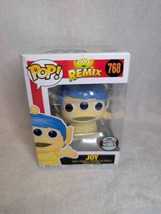 lot 2508 image: Funko Pop Remix Pixar Joy 768 Vinyl Figure Specialty Series