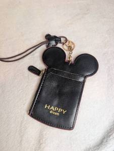 lot 2522 image: HAPPY dream Mouse Ear Coin Purse Keychain with Lanyard