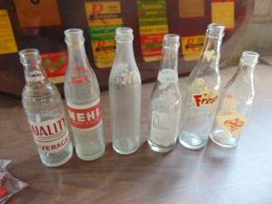 lot 3751 image: Vintage pop bottles