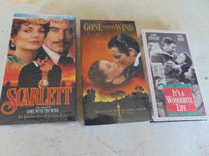 lot 3761 image: Gone With the Wind and Its a Wonderful life VHS sets