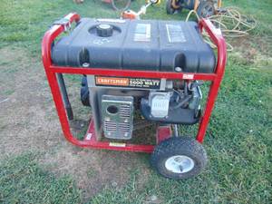 lot 3781 image: Craftsman 5600W generator