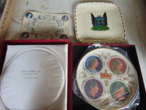 lot 3833 image: Hopi and King George plates